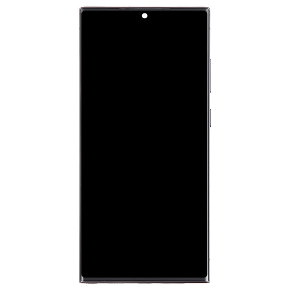 For Samsung Galaxy S23 Ultra SM-S918U US Edition Original LCD Screen Digitizer Full Assembly with Frame (Black)