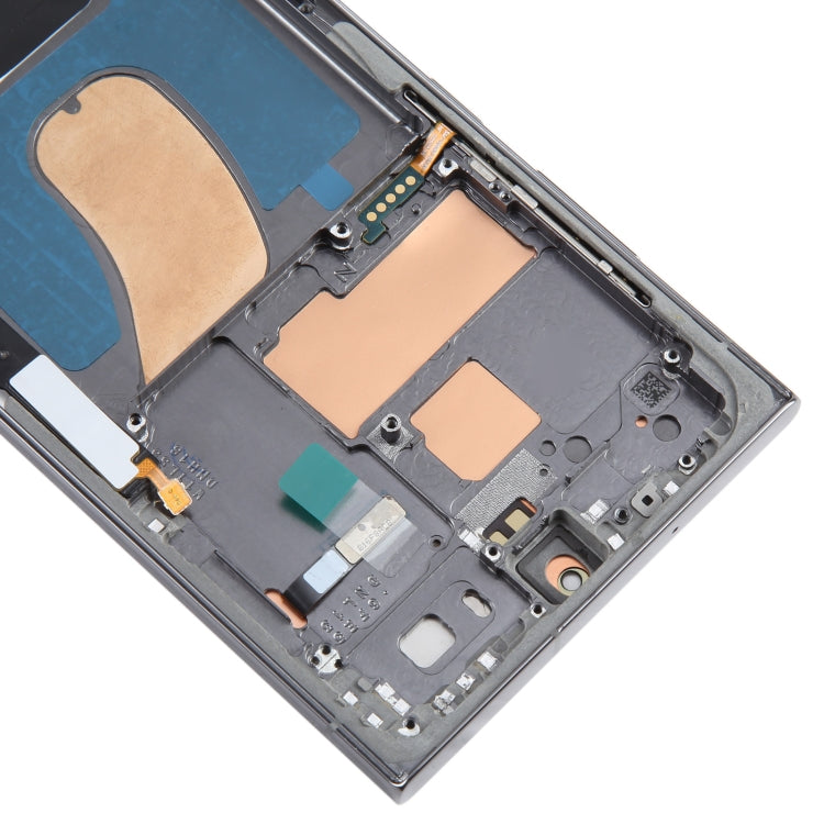 For Samsung Galaxy S23 Ultra SM-S918U US Edition Original LCD Screen Digitizer Full Assembly with Frame (Green)