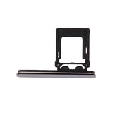 Micro SD / SIM Card Tray + Card Slot Port Dust Plug for Sony Xperia XZ Premium (Dual SIM Version)(Silver)