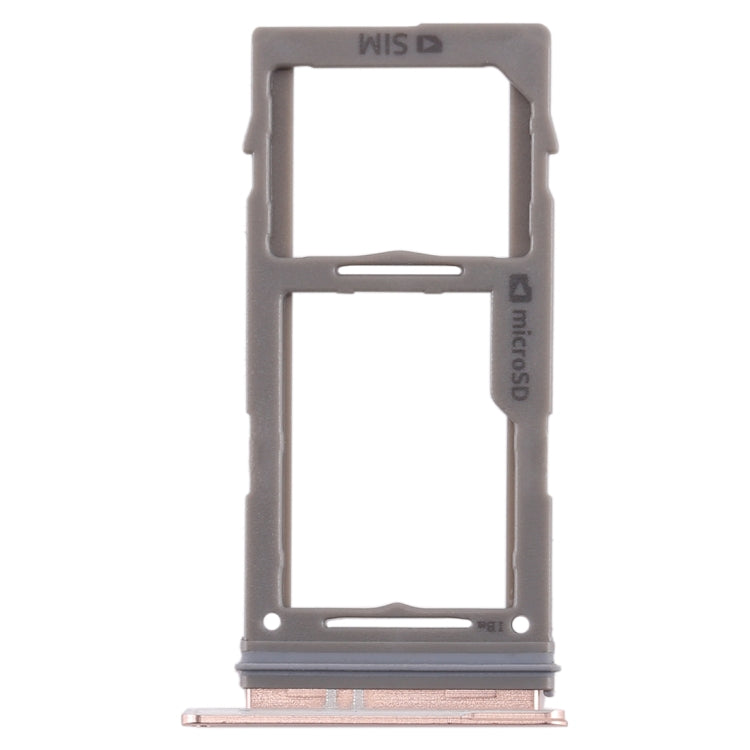 For Samsung Galaxy S10+ / S10 / S10e SIM Card Tray + Micro SD Card Tray (Rose Gold)