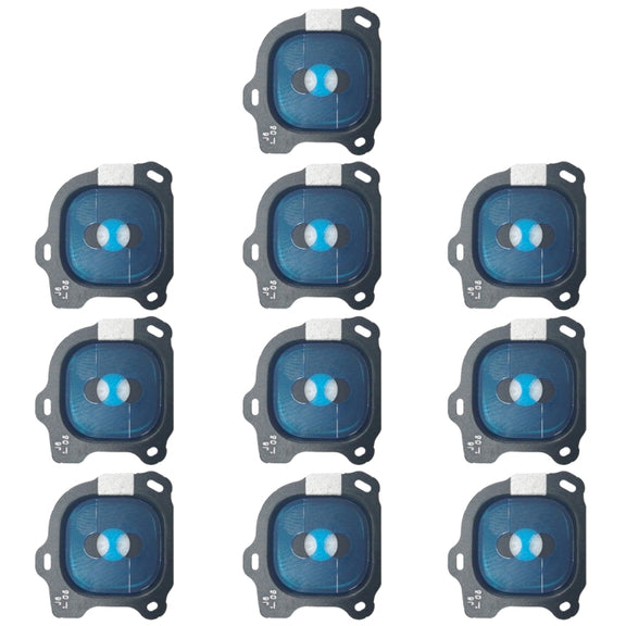 For Galaxy J6 (2018) 10pcs Camera Lens Cover (Black)