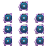 For Galaxy J6 (2018) 10pcs Camera Lens Cover (Purple)