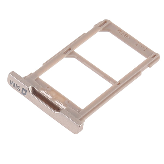 For Galaxy Tab A 7.0 (2016) SM-T285 SIM Card Tray + SIM Card Tray (Gold)