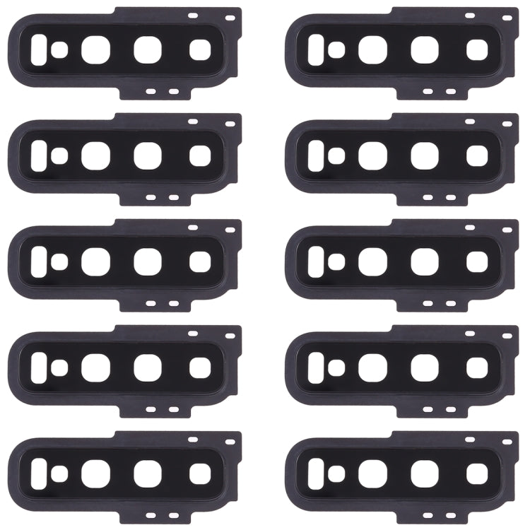 For Galaxy S10 10pcs Camera Lens Cover (Black)
