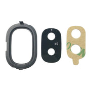 For Galaxy J4, J400F/DS, J400G/DS 10pcs Back Camera Bezel with Lens Cover & Adhesive (Black)