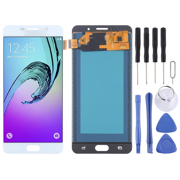 LCD Screen and Digitizer Full Assembly (TFT Material) for Galaxy A7 (2016), A710F, A710F/DS, A710FD, A710M, A710M/DS, A710Y/DS, A7100(White)