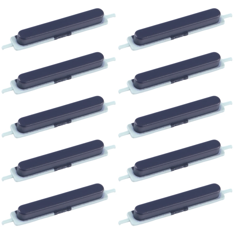 For Samsung Galaxy F15 5G SM-E156B 10pcs Original Power Button and Volume Control Button (Black)