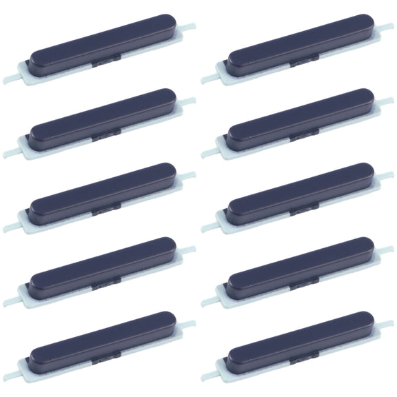 For Samsung Galaxy F15 5G SM-E156B 10pcs Original Power Button and Volume Control Button (Black)
