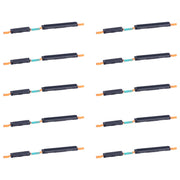 For Samsung Galaxy A05 SM-A055F 10pcs Original Power Button and Volume Control Button (Black)