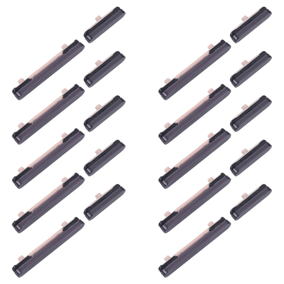 For Samsung Galaxy S24+ SM-S926B 10pcs Original Power Button and Volume Control Button (Black)