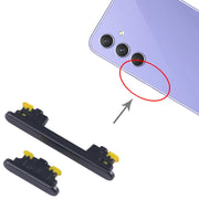 For Samsung Galaxy A54 SM-A546B 10pcs Original Power Button and Volume Control Button (Black)