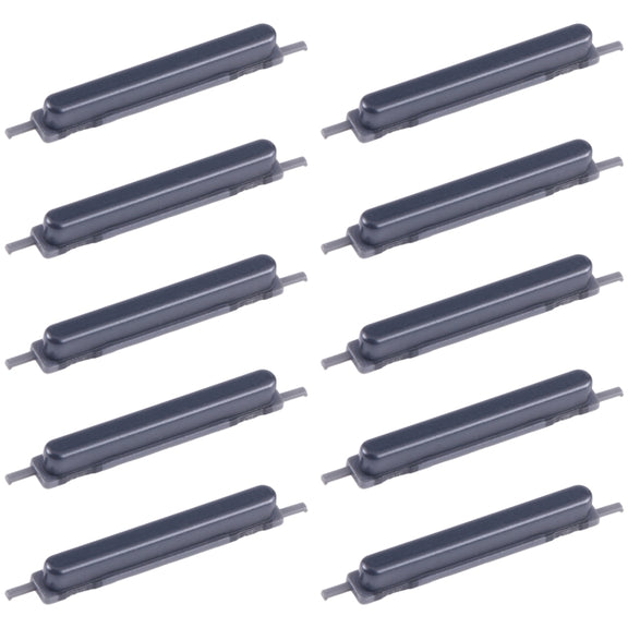 For Samsung Galaxy A24 4G SM-A255F 10pcs Original Power Button and Volume Control Button (Black)