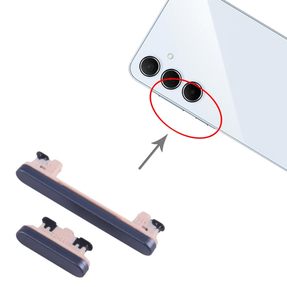 For Samsung Galaxy A55 SM-A556B 10pcs Original Power Button and Volume Control Button (Blue)