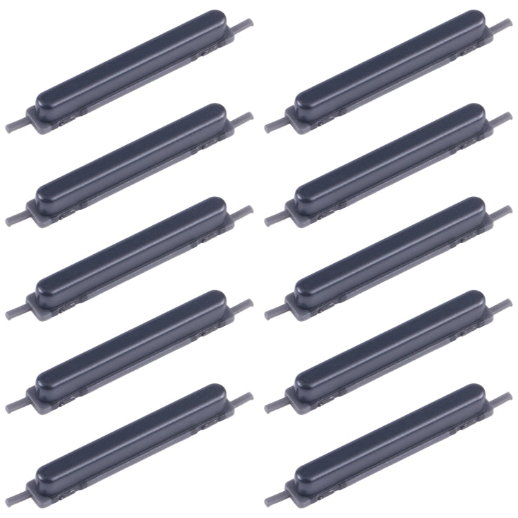 For Samsung Galaxy M14 4G SM-M145F 10pcs Original Power Button and Volume Control Button (Black)