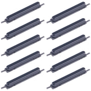 For Samsung Galaxy M14 4G SM-M145F 10pcs Original Power Button and Volume Control Button (Black)