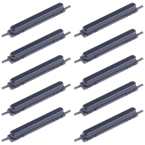 For Samsung Galaxy M14 4G SM-M145F 10pcs Original Power Button and Volume Control Button (Black)