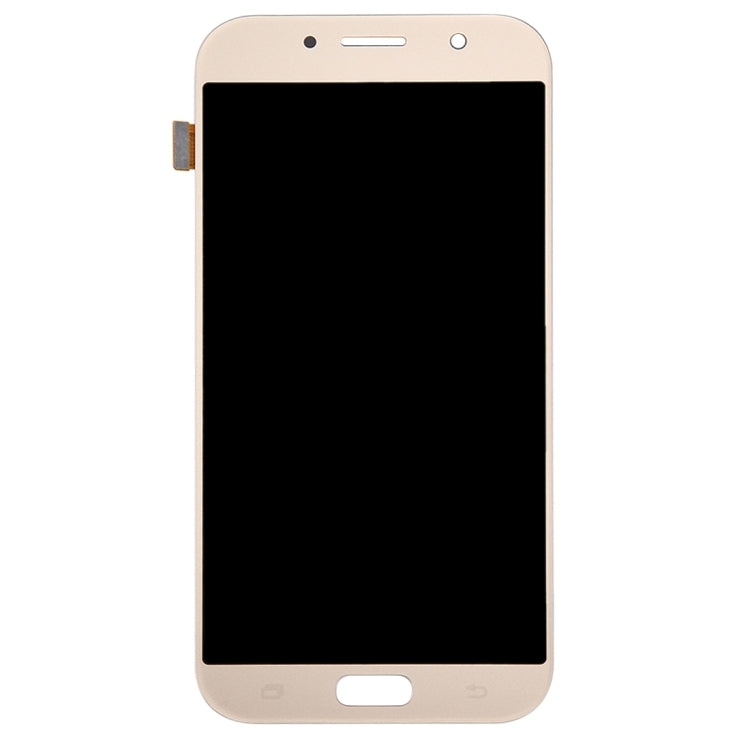Original Super AMOLED LCD Screen for Galaxy A7 (2017), A720F, A720F/DS with Digitizer Full Assembly (Gold)