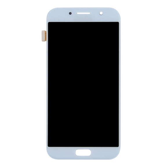 Original Super AMOLED LCD Screen for Galaxy A7 (2017), A720F, A720F/DS with Digitizer Full Assembly (Blue)