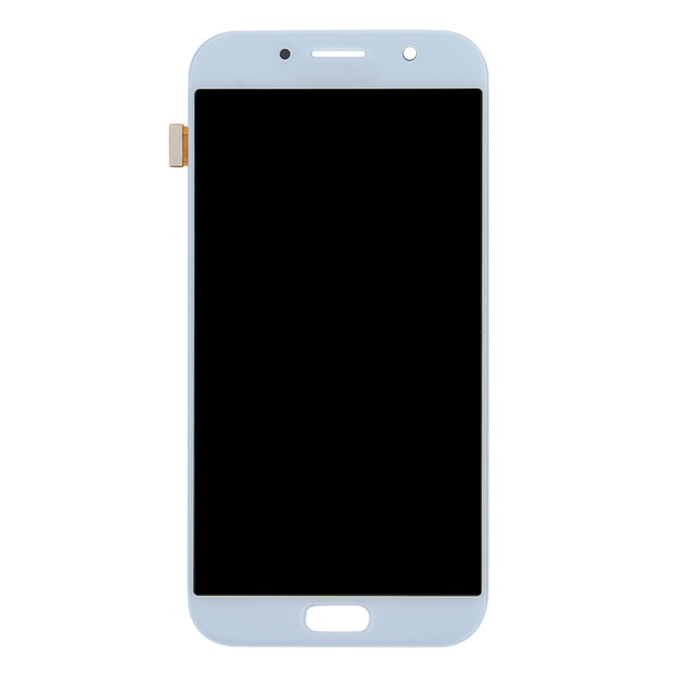 Original Super AMOLED LCD Screen for Galaxy A7 (2017), A720F, A720F/DS with Digitizer Full Assembly (Blue)
