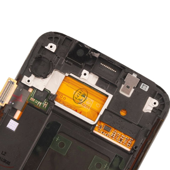 Original Super AMOLED LCD Screen For Samsung Galaxy S6 Edge SM-G925F Digitizer Full Assembly with Frame (White)
