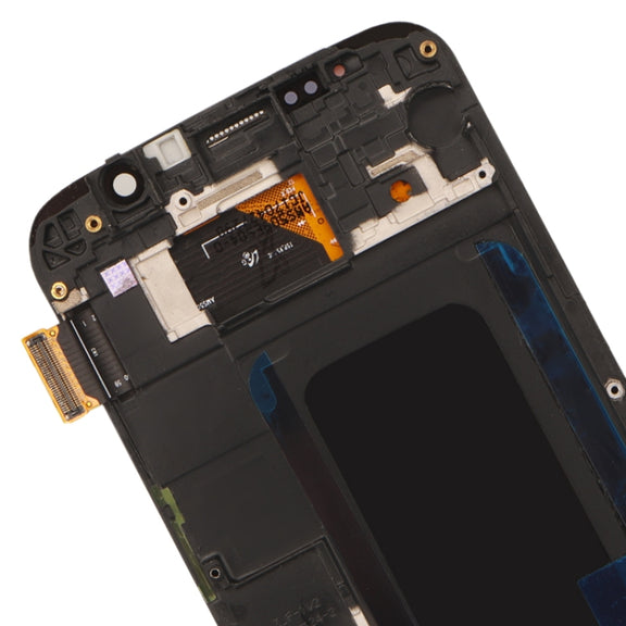 Original Super AMOLED LCD Screen For Samsung Galaxy S6 SM-G920F Digitizer Full Assembly with Frame (Blue)