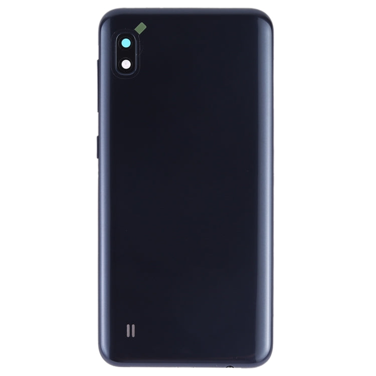 For Galaxy A10 SM-A105F/DS, SM-A105G/DS Battery Back Cover with Camera Lens & Side Keys (Black)
