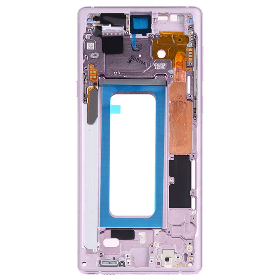 For Samsung Galaxy Note9 SM-N960F/DS, SM-N960U, SM-N9600/DS  Middle Frame Bezel Plate with Side Keys (Purple)