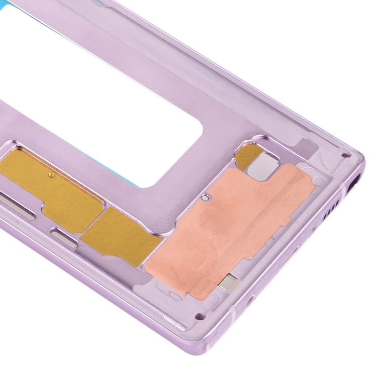 For Samsung Galaxy Note9 SM-N960F/DS, SM-N960U, SM-N9600/DS  Middle Frame Bezel Plate with Side Keys (Purple)