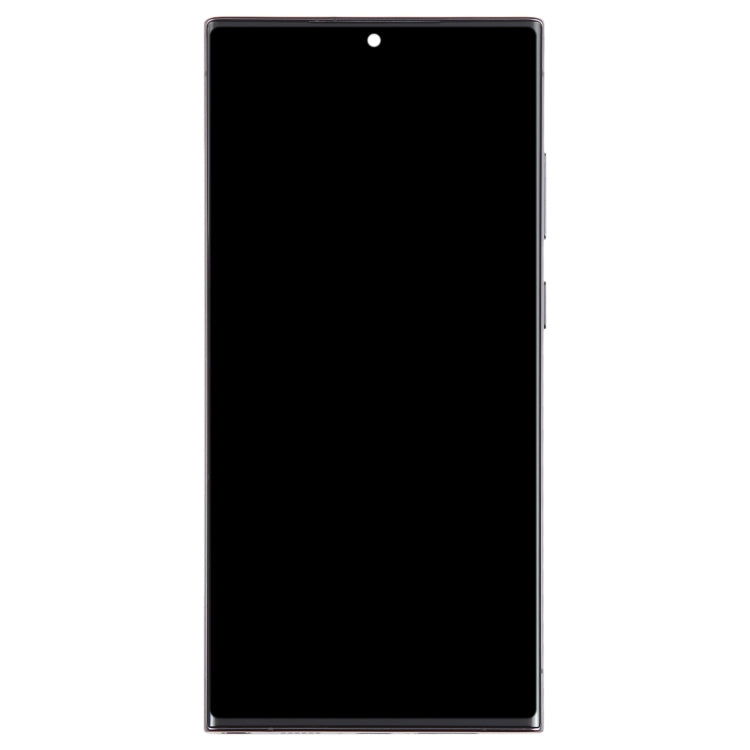 For Samsung Galaxy S23 Ultra SM-S918B EU Edition Original LCD Screen Digitizer Full Assembly with Frame (Black)