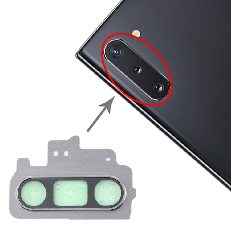For Galaxy Note 10 10pcs Camera Lens Cover (Grey)