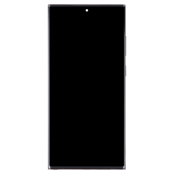 For Samsung Galaxy S23 Ultra 5G SM-S918B EU Edition 6.78 inch OLED LCD Screen Digitizer Full Assembly with Frame(Black)