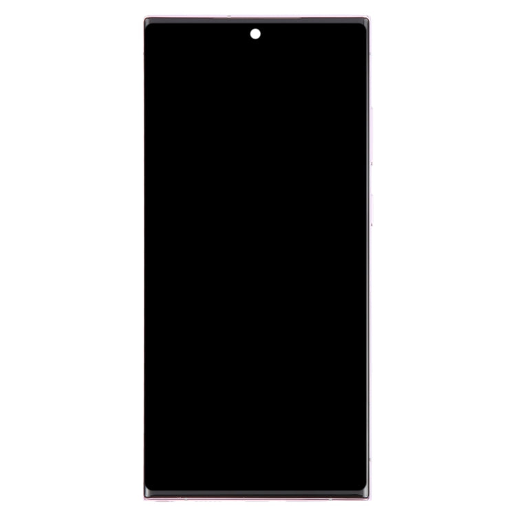 For Samsung Galaxy S23 Ultra 5G SM-S918B EU Edition 6.78 inch OLED LCD Screen Digitizer Full Assembly with Frame (Purple)