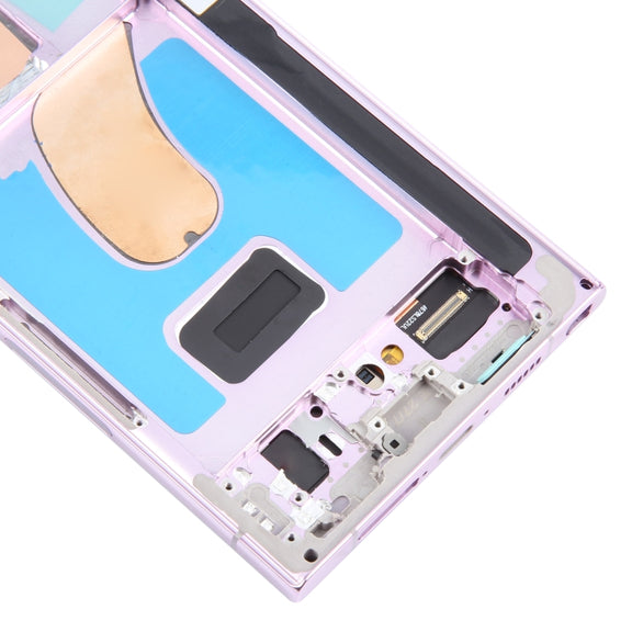 For Samsung Galaxy S23 Ultra 5G SM-S918B EU Edition 6.78 inch OLED LCD Screen Digitizer Full Assembly with Frame (Purple)