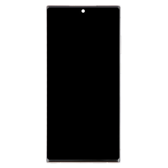 For Samsung Galaxy S23 Ultra 5G SM-S918B EU Edition 6.78 inch OLED LCD Screen Digitizer Full Assembly with Frame (Silver)