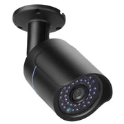 A4B5 4 Channel 720P 1.0 Mega Pixel 4 x Bullet AHD Cameras AHD DVR Kit, Support Night Vision / Motion Detection, IR Distance: 20m(Black)