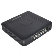 A4/Mini-MS 5 in 1 4-Channel Dual Stream H.264 1080N Mini AHD DVR, Support AHD / TVI / CVI / CVBS / IP Signal(Black)