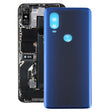 Battery Back Cover for Motorola Moto One Vision(Blue) - Back Cover by PMC TechLife | Online Shopping South Africa | PMC TechLife | Buy Now Pay Later Mobicred