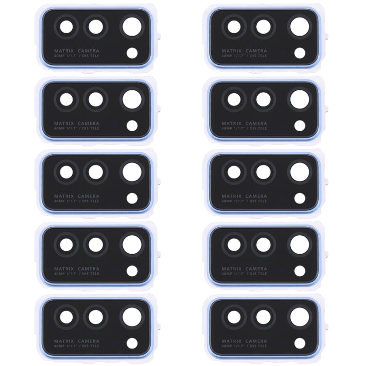 For Huawei Honor V30  10pcs Camera Lens Cover (Blue)