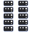 For Huawei Honor V30  10pcs Camera Lens Cover (Blue) - Camera by PMC TechLife | Online Shopping South Africa | PMC TechLife