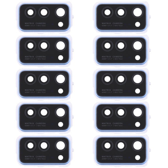 For Huawei Honor V30  10pcs Camera Lens Cover (Blue)