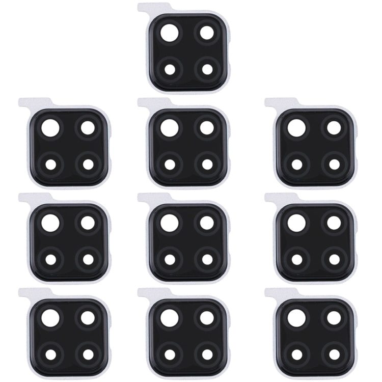 For Huawei Nova 5i Pro  10pcs Camera Lens Cover (Black)