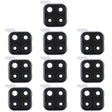 For Huawei Nova 5i Pro  10pcs Camera Lens Cover (Black) - free shipping - PMC TechLife - Order now!
