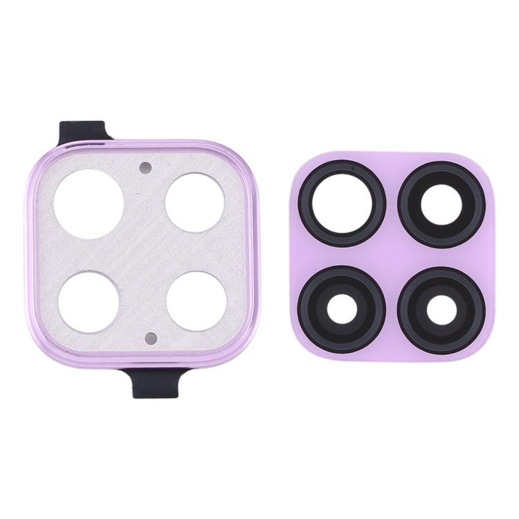 For Huawei Nova 6 SE  10pcs Camera Lens Cover (Purple)