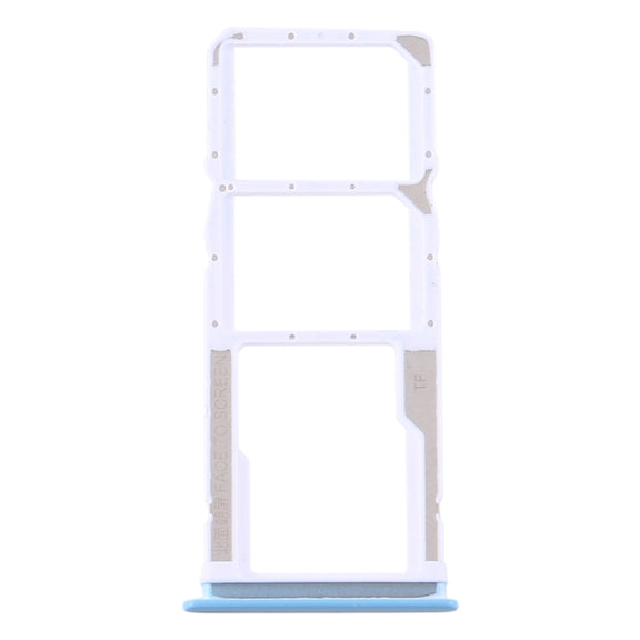 SIM Card Tray + SIM Card Tray + Micro SD Card Tray for Xiaomi Redmi 10X 4G / Redmi Note 9(White)