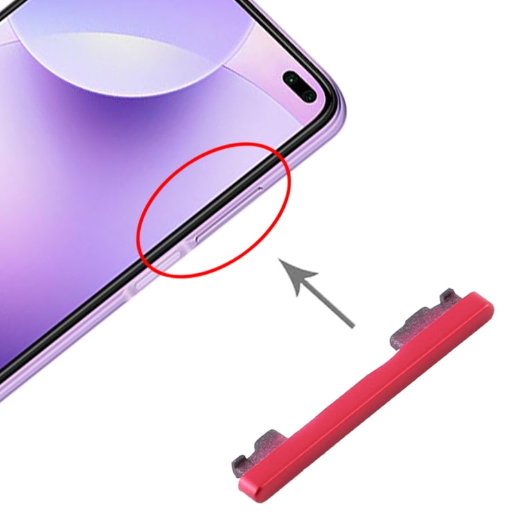 Power Button and Volume Control Button for Xiaomi Redmi K30 (Red)