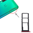 SIM Card Tray + SIM Card Tray + Micro SD Card Tray for Huawei Y7p (Red) - Card Socket by PMc TechLife | Online Shopping South Africa | PMc TechLife | Buy Now Pay Later Mobicred