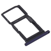 SIM Card Tray + SIM Card Tray / Micro SD Card Tray for Huawei Y9s(Purple)