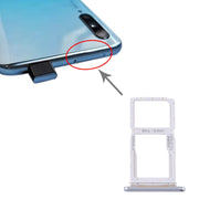 SIM Card Tray + SIM Card Tray / Micro SD Card Tray for Huawei Y9s 2020 (Silver)