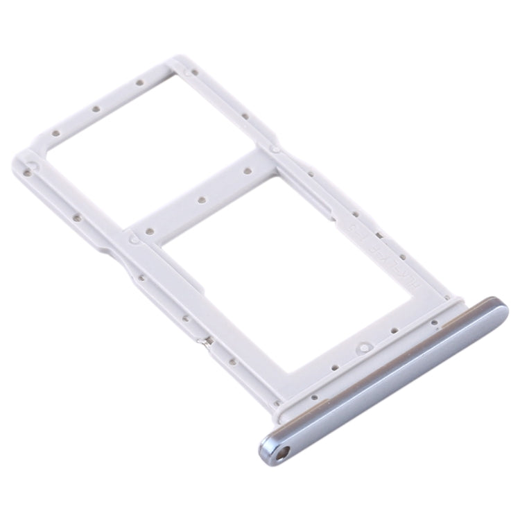 SIM Card Tray + SIM Card Tray / Micro SD Card Tray for Huawei Y9s 2020 (Silver)