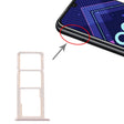 SIM Card Tray + SIM Card Tray + Micro SD Card Tray for Huawei Honor 8A Pro (Gold) - Card Socket by PMc TechLife | Online Shopping South Africa | PMc TechLife | Buy Now Pay Later Mobicred